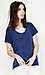 Lavender Brown Silk T-Shirt Thumb 1