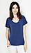 Lavender Brown Silk T-Shirt Thumb 2