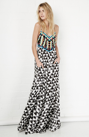 Mara Hoffman Embellished Maxi Dress Slide 1