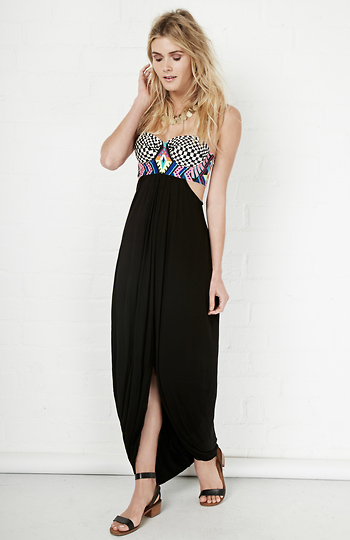 Mara Hoffman Embroidered Maxi Dress Slide 1