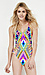 Mara Hoffman Lattice Maillot One Piece Thumb 1