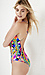 Mara Hoffman Lattice Maillot One Piece Thumb 3