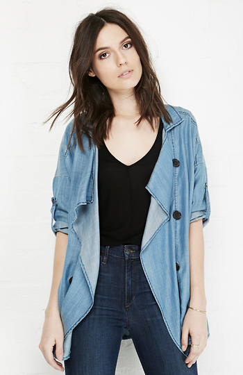 Velvet Heart Chambray Gigi Jacket Slide 1