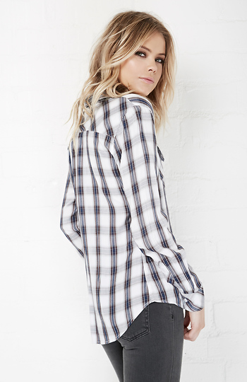 Rails Carmen Plaid Button Down Shirt Slide 1