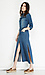 Alice Walker Denim Midi Dress Thumb 1