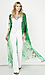 Lotta Stensson Palm Side Drape Maxi Kaftan Thumb 1