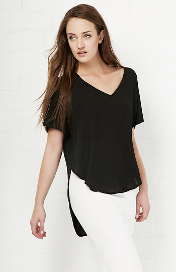 Glamorous Dip Hem Blouse Slide 1