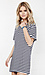 Glamorous Striped Shift Dress Thumb 1