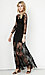 Glamorous Floral Sheer Lace Maxi Dress Thumb 1