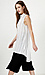 Glamorous Chevron Stripe Sleeveless Shirt Dress Thumb 1