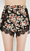 Glamorous Floral Print Lace Trim Shorts Thumb 3