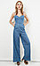 Lovers + Friends Denim Gardenia Jumpsuit Thumb 1