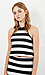 Somedays Lovin Open Air Stripe Halter Top Thumb 1