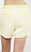 Grid Print Shorts Thumb 2