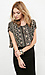 Glamorous Floral Aztec Print Loose Crop Top Thumb 2