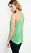 Lavender Brown Racerback Silk Tank Thumb 2