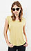 Keane Cap Sleeve Open Back Modal Blend Tee Thumb 2