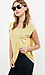 Keane Cap Sleeve Open Back Modal Blend Tee Thumb 3