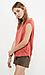 Keane Cap Sleeve Open Back Modal Blend Tee Thumb 3