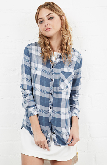 Rails Hunter Button Down Plaid Shirt Slide 1