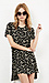 Broods Leaf Printed Shift Dress Thumb 1