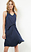 Charmeuse Front Sleeveless Dress Thumb 1