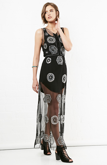 RAGA Heavy Metal Maxi Dress Slide 1