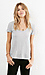 BOBI Scoop Neck Short Sleeve Cotton Tee Thumb 1