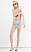 Mara Hoffman Reversible Cutout High Waist Bikini Bottom Thumb 4