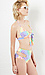 Mara Hoffman Reversible Cutout High Waist Bikini Bottom Thumb 2