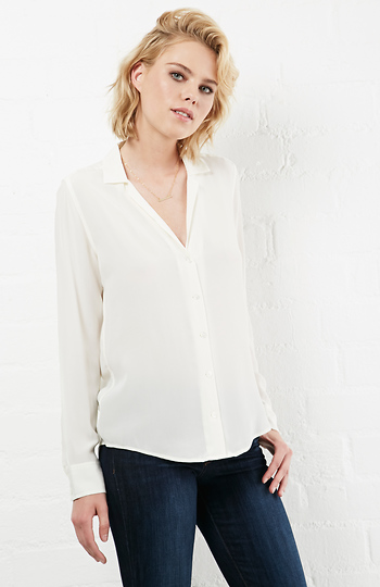 EQUIPMENT Adalyn Silk Shirt Slide 1