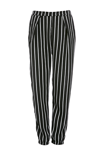 Glamorous Tapered Cuff Striped Trousers Slide 1