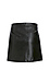 Six Crisp Days Vegan Leather Moto Zip Skirt Thumb 2