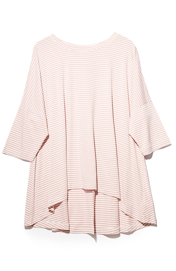BB Dakota Plus Viveca Striped Top Slide 1