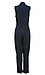 Six Crisp Days Sleeveless Zipper Tie Jumpsuit Thumb 2