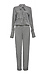 Six Crisp Days Neck Tie Striped Jumpsuit Thumb 1