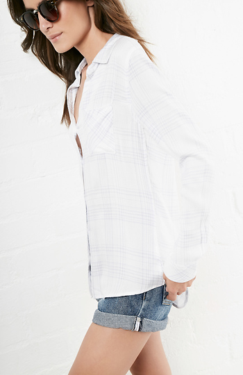 Rails Hunter Button Down Plaid Shirt Slide 1