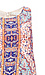 Lavender Brown Exotic Print Silk Shift Dress Thumb 3