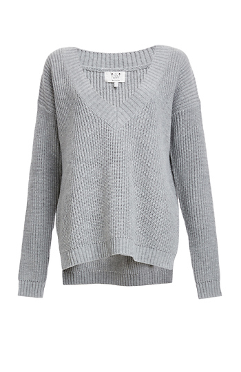 Six Crisp Days V-Neck Knit Pullover Sweater Slide 1