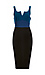 Six Crisp Days Colorblock Ponte Knit Pencil Dress Thumb 1