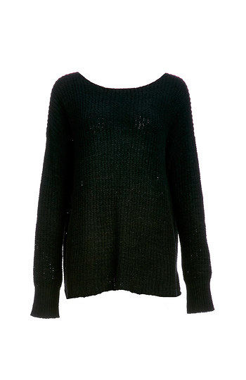 BB Dakota Giselle Drop Needle Chenille Sweater Slide 1