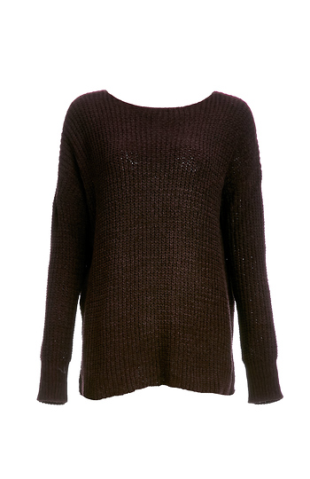 BB Dakota Giselle Drop Needle Chenille Sweater Slide 1