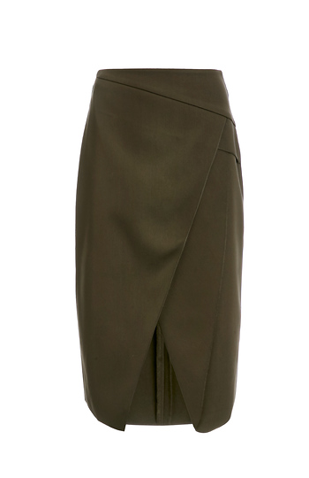 Cameo Fall Back Wrap Midi Skirt Slide 1