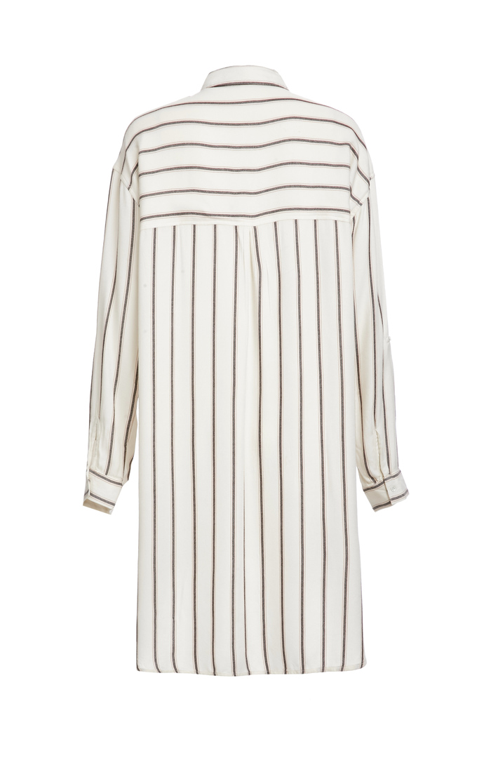 Gentle Fawn Voyage Striped Tunic Shirt Dress in Floral Multi | DAILYLOOK