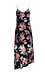 Line & Dot Velvet Burnout Floral Midi Dress Thumb 1