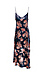 Line & Dot Velvet Burnout Floral Midi Dress Thumb 2