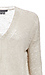 Vince Linen Blend V-Neck Sweater Thumb 3