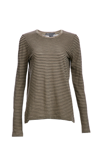 Vince L/S Feeder Striped Tee Slide 1