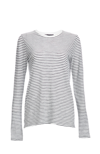 Vince L/S Feeder Striped Tee Slide 1