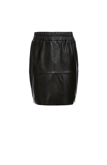 Just Female Wolly Leather Skirt Slide 1
